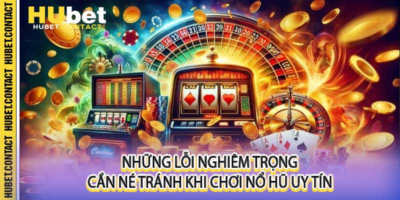 Những lỗi nghiêm trọng cần né tránh khi chơi nổ hũ uy tín